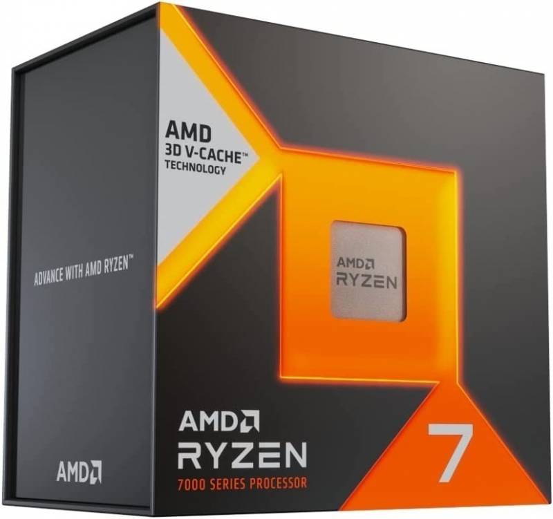 Proces. AMD Ryzen 7 7800X3D AM5 CON VIDEO SIN COOLER