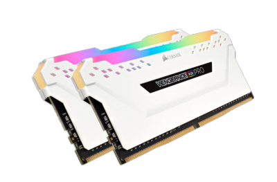 Memoria DDR4 Corsair 16Gb (2x8Gb) 3600 MHz Vengeance RGB PRO White (9680)
