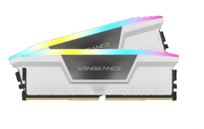 Memoria DDR5 Corsair 32Gb (2x16Gb) 5600 MHz Vengeance RGB White (0206)