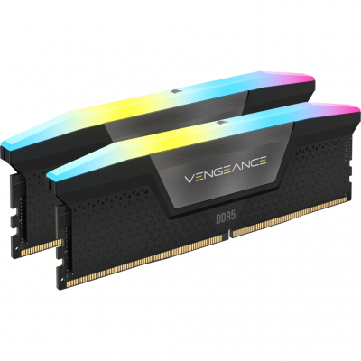 Memoria DDR5 Corsair 32Gb (2x16Gb) 6400 MHz Vengeance RGB Black (6073)