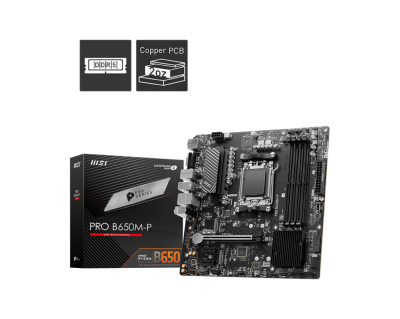 Mother MSI PRO B650M-P DDR5 AM5 (Series 7000/8000) (0953)