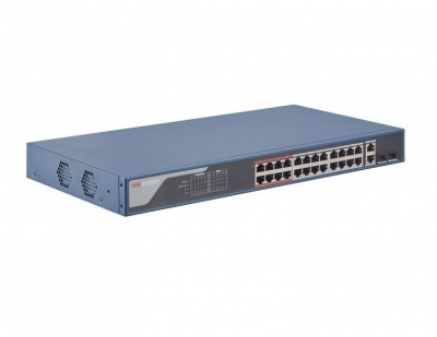 DS-3E1326P-EI  Switch Hikvision 24p PoE Fast Ethernet 400W (7166)