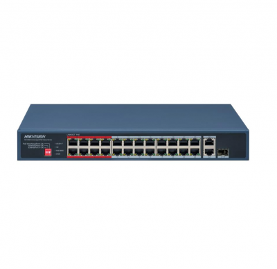 DS-3E0326P-E/M(C)  Switch Hikvision 24p PoE Fast Ethernet 250W (6197)