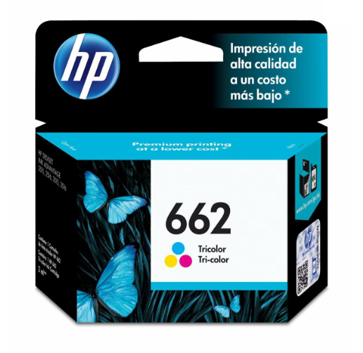 CZ104AL CARTUCHO DE TINTA HP 662 TRI-COLOR (0122)