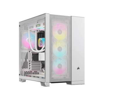 Gabinete Corsair 6500D Airflow Mid-Tower TG Super Dual Chamber White (4727)