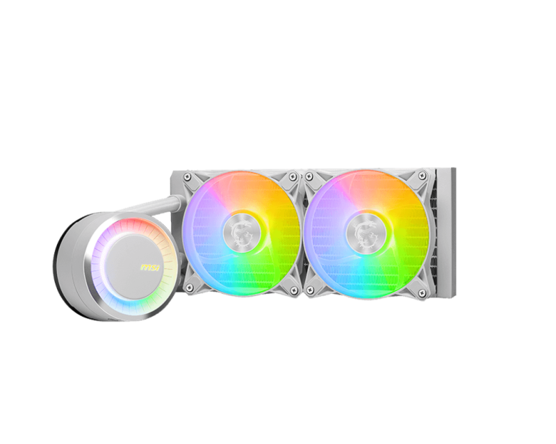 Water Cooling MSI MAG CORELIQUID E240 2x CPU Cooler 240mm White (4140)