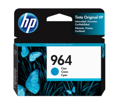 3JA50AL HP 964 Cyan Original Ink Cartridge (8000)