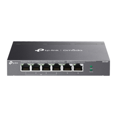 DS106P Switch 6 puertos 10/100 (4 POE+) Omada