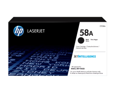 CF258A HP 58A Black LaserJet Toner Cartridge (6757)