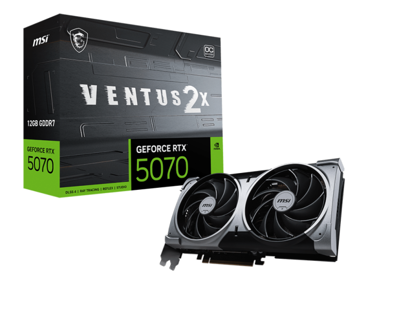 VGA MSI GeForce RTX 5070 12G VENTUS 2X OC (8229)