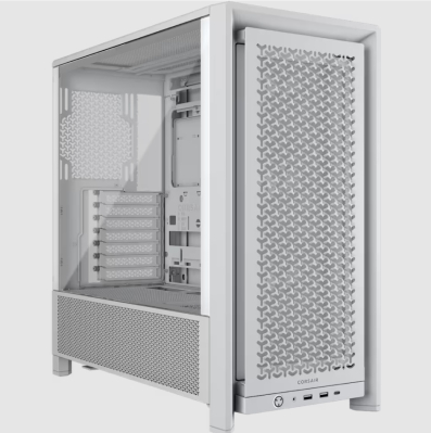 Gabinete Corsair FRAME 4000D RS Mid-Tower TG Fan x3 White (6588)