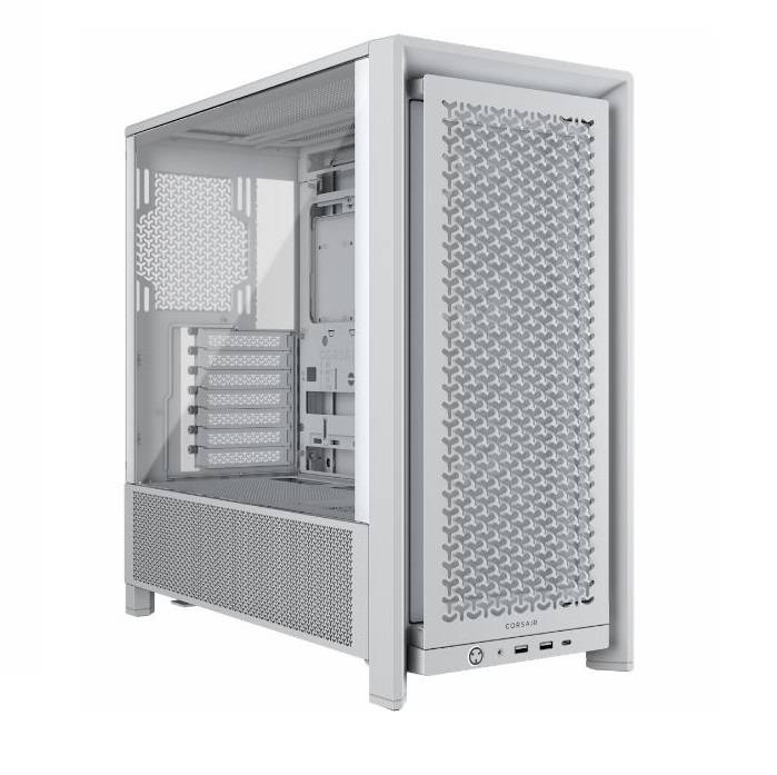 Gabinete Corsair FRAME 4000D RS Mid-Tower TG Fan x3 White (6588)