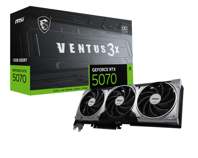 VGA MSI GeForce RTX 5070 12G VENTUS 3X OC (8281)