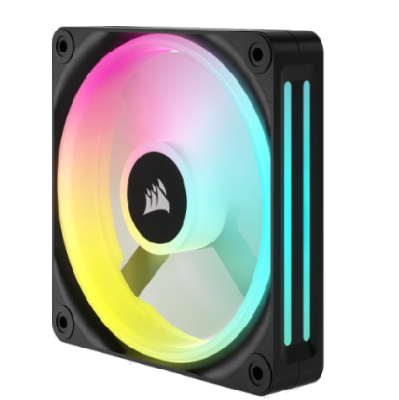Fan Cooler Corsair iCUE LINK QX120 RGB 120mm Magnetic Dome Black Pack x3
