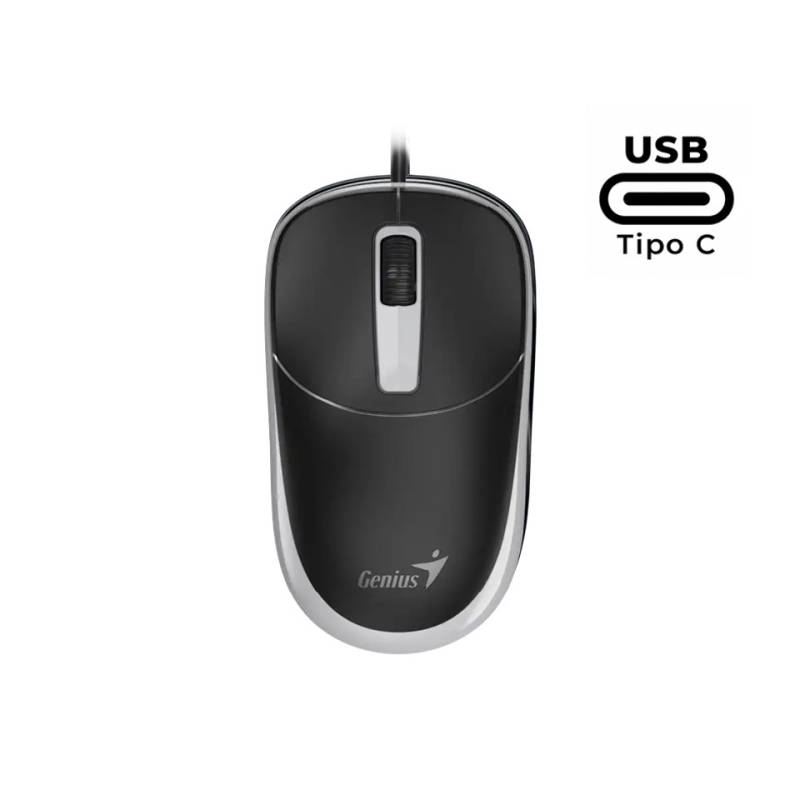 Mouse Genius DX-123,USB-C,BLK+GREY (2398)