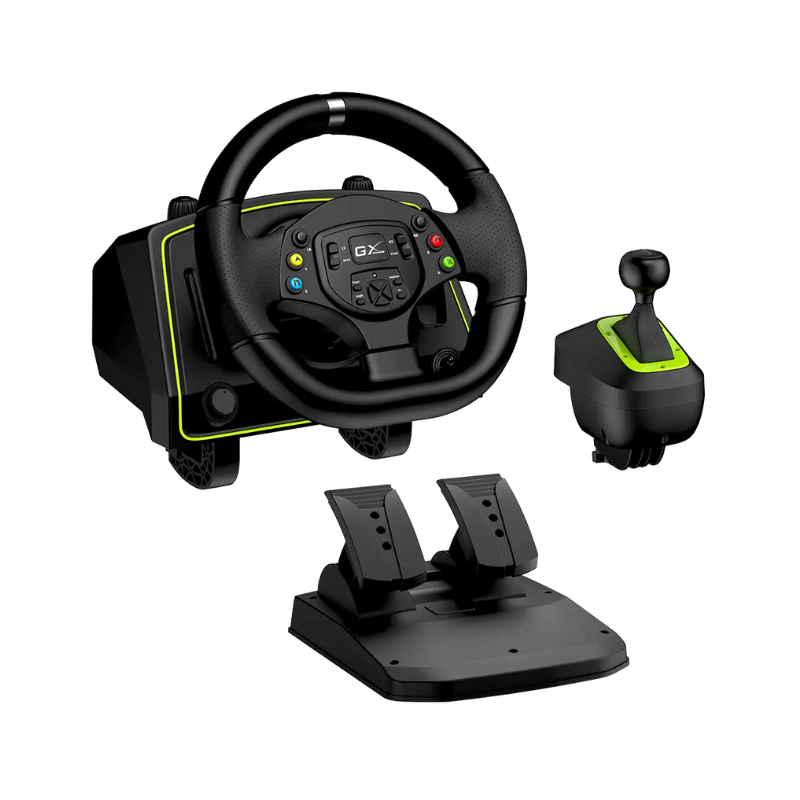 Volante Genius Speed Master X2 con palanca de cambios (Vibraci�n 1080�) (1209)