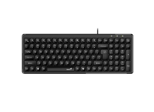 Teclado Genius LuxeMate 120 Black USB (3951)
