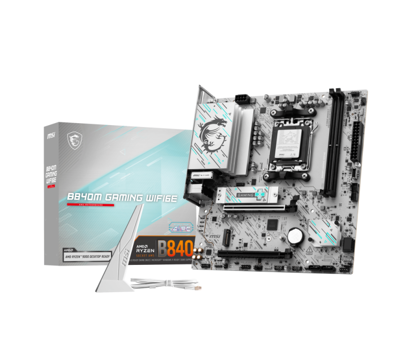 Mother MSI B840M GAMING WIFI6E DDR5 AM5 (Serie 7000/8000/9000)(8668)