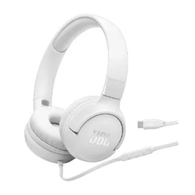 AURICULAR JBL T520C ON-EAR USB C BLANCO (3224)