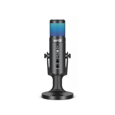 Microfono Raptor Vox PRO RGB USB p/Streaming (2890)