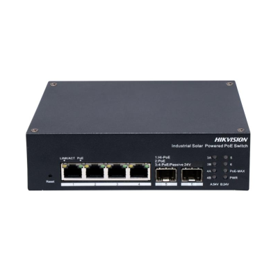DS-3T1506HP-EI-UPS  Switch Solar Industrial PoE 4 Puertos (3431)