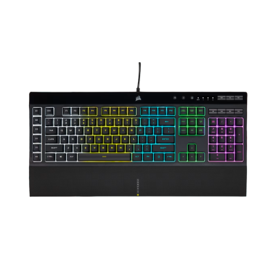 Teclado Corsair K55 RGB PRO Membrana Macro Key (1798)